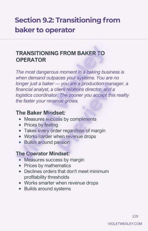 Manual preview &mdash; transitioning from baker to operator