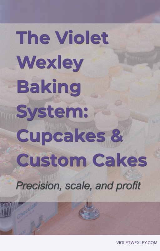 Cover — The Violet Wexley Baking System: Cupcakes & Custom Cakes