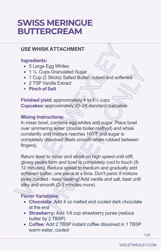 Manual preview — Swiss Meringue Buttercream recipe